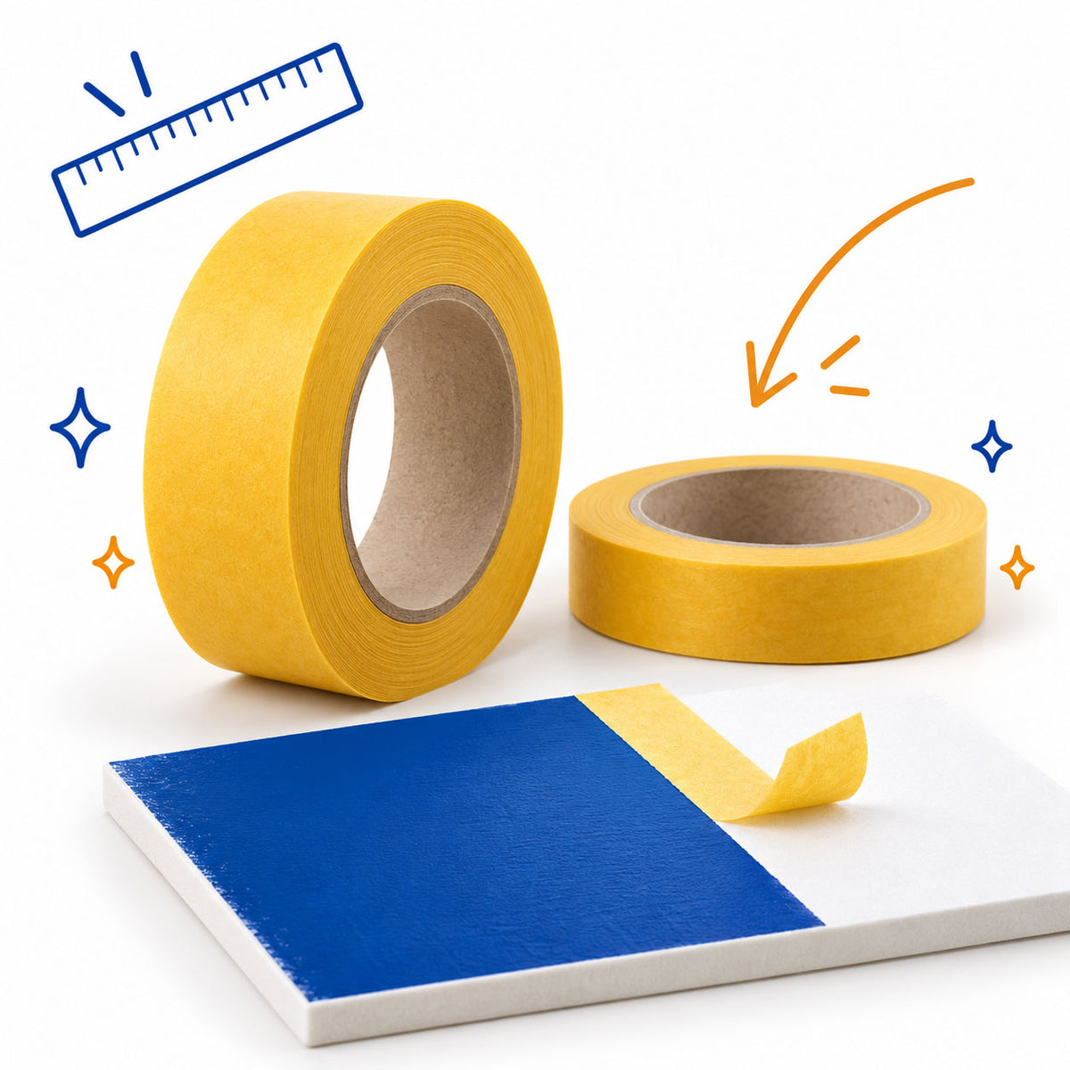 Precisietape en Washi