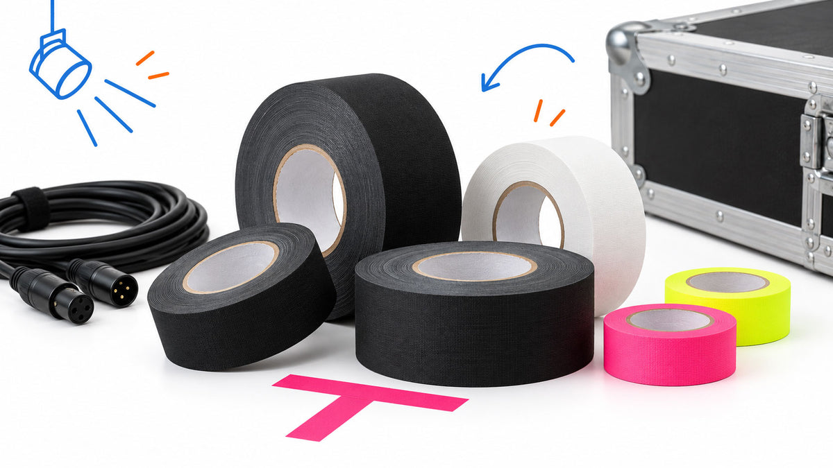 Gaffertape voor podium, studio en events